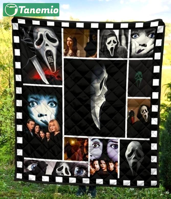 Halloween decorations scream movies halloween quilt blanket Quilt Blanket