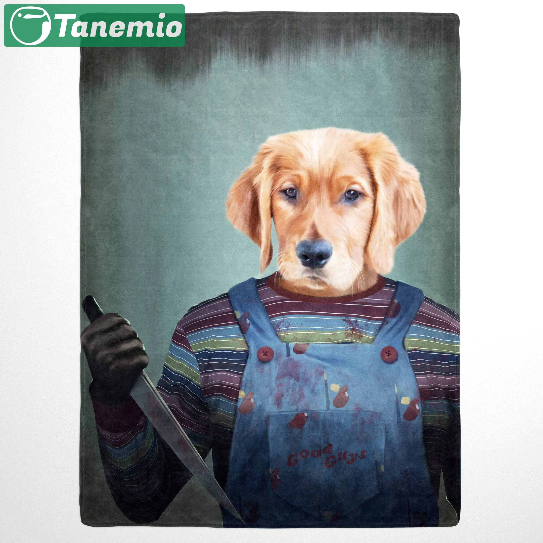 Halloween decorations the chucky halloween child’s play custom pet quilt blanket Quilt Blanket