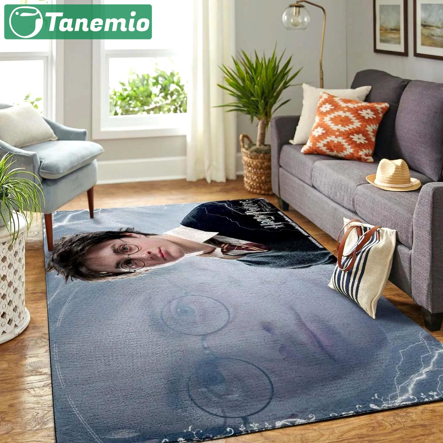 Harry potter area rug living room rug home decorfloor decor the us decor Rectangle Rug