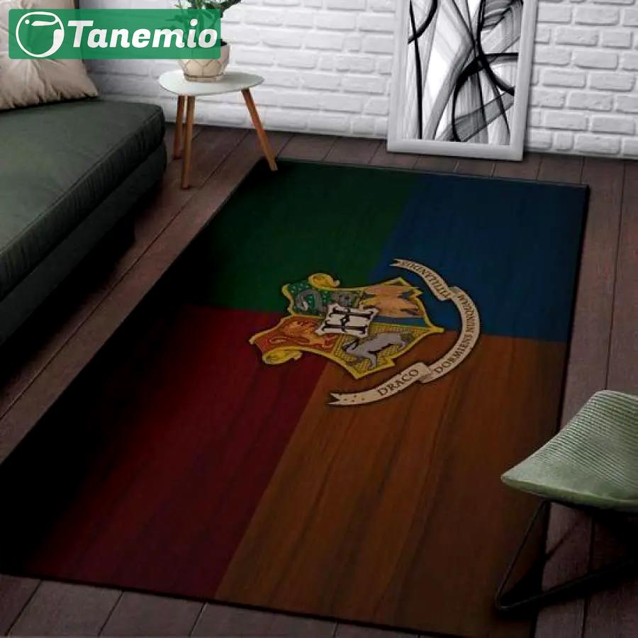 Harry potter hogwarts area rug living room rug home decor movie ofd hp010 Rectangle Rug