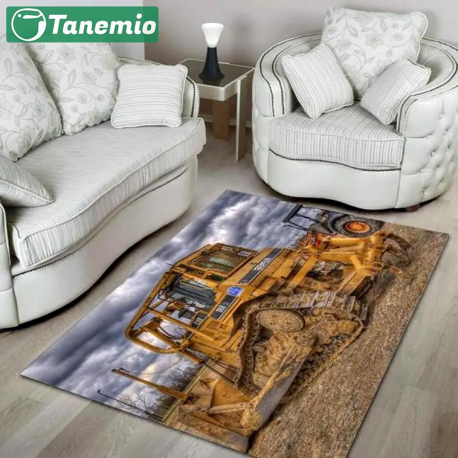 Heavy equipment area rug living room rug home decor 01928 home decor bedroom living room decor Rectangle Rug