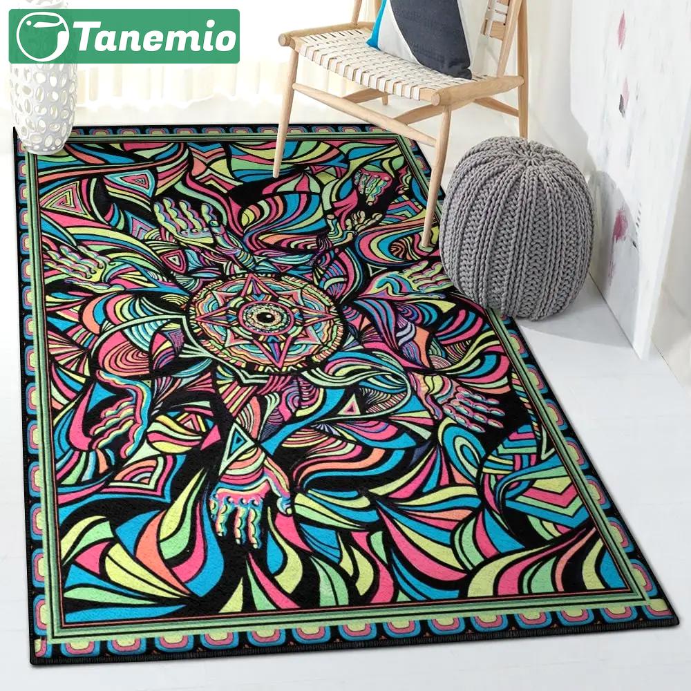 Hippie van indoor outdoor rugs, hippie rug Rectangle Rug