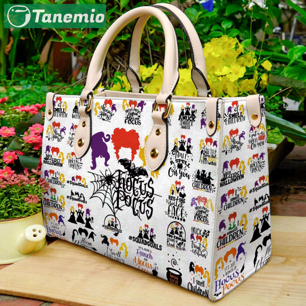 Hocus pocus leather handbag gift for women 2701 Women Leather Hand Bag