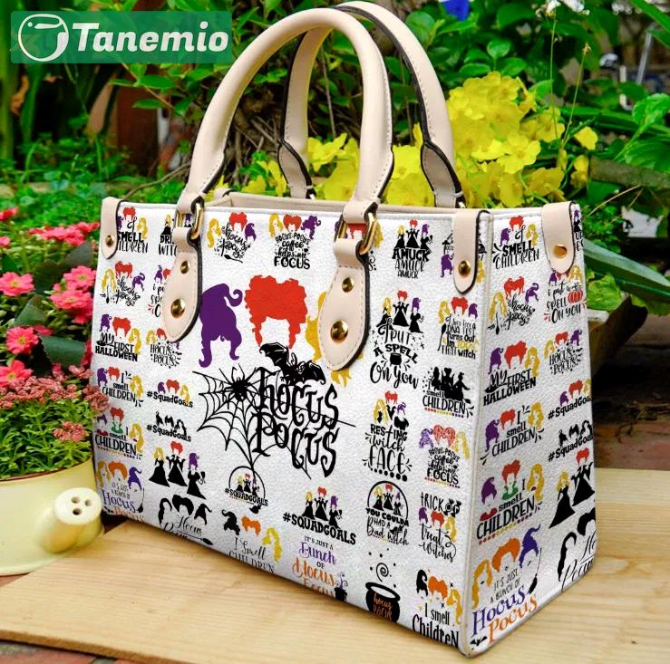 Hocus pocus leather handbag gift for women 448 Women Leather Hand Bag