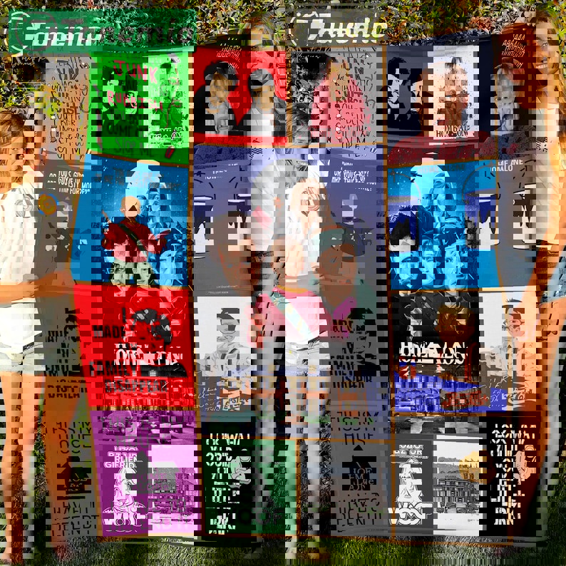 Home alone movie fleece blanket, mink sherpa blanket, home alone quilt, christmas quilt, comedy film blanket, christmas gift Quilt Blanket