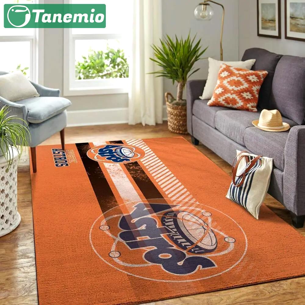 Houston astros area rug mlb baseball team logo living room rugs Rectangle Rug