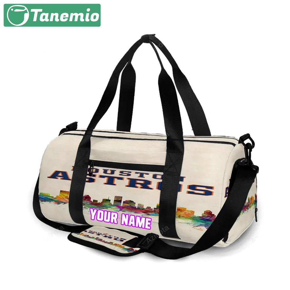 Houston astros city colorful personalized name travel bag gym bag 1746 Travel Bag