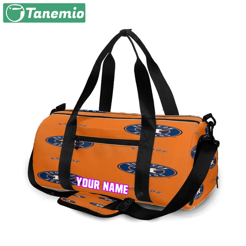 Houston astros emblem v7 personalized name travel bag gym bag 2133 Travel Bag
