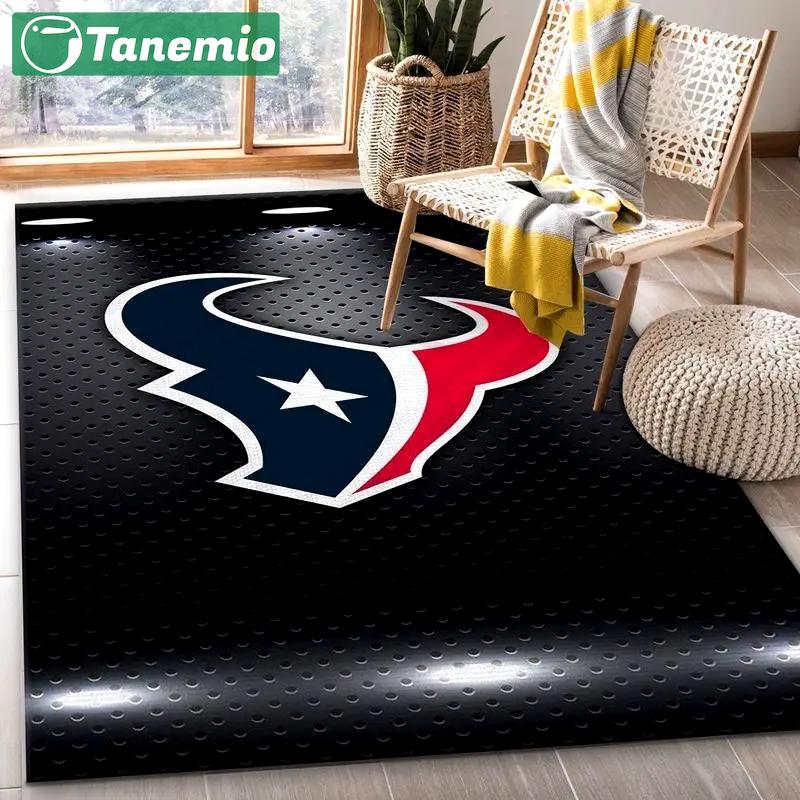 Houston texans nfl 15 area rug living room and bed room rug regtangle carpet Rectangle Rug