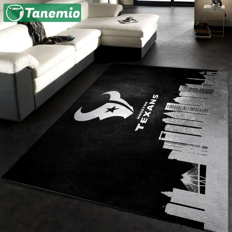 Houston texans nfl 29 area rug living room and bed room rug regtangle carpet Rectangle Rug