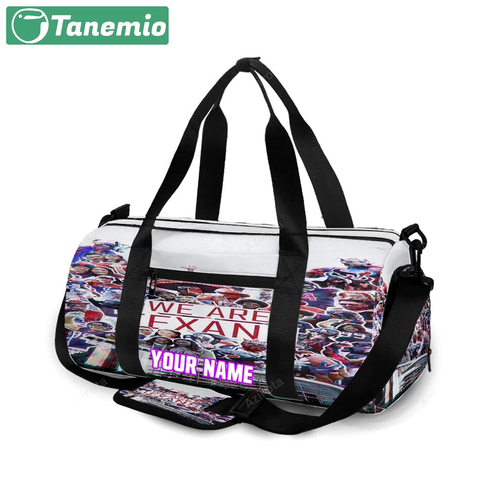 Houston texans we are texans2 personalized name travel bag gym bag 1991 Travel Bag