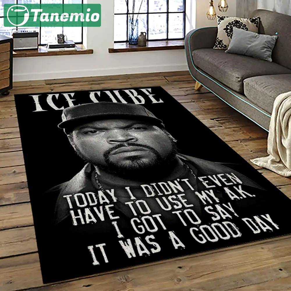 Ice cube rapper hiphop music retangle carpet area rug home decor best gift for fan and friends ic6 Rectangle Rug
