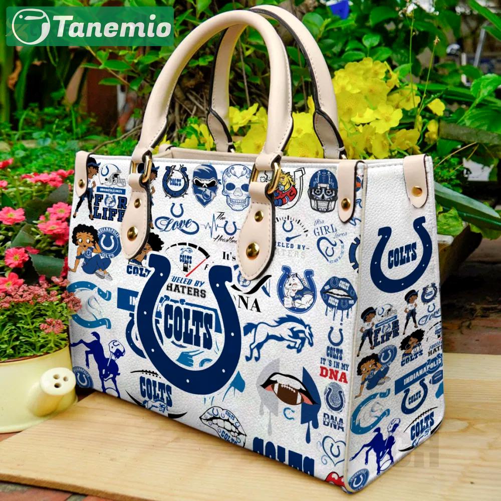 Indianapolis colts leather bag for women gift 2192 Women Leather Hand Bag