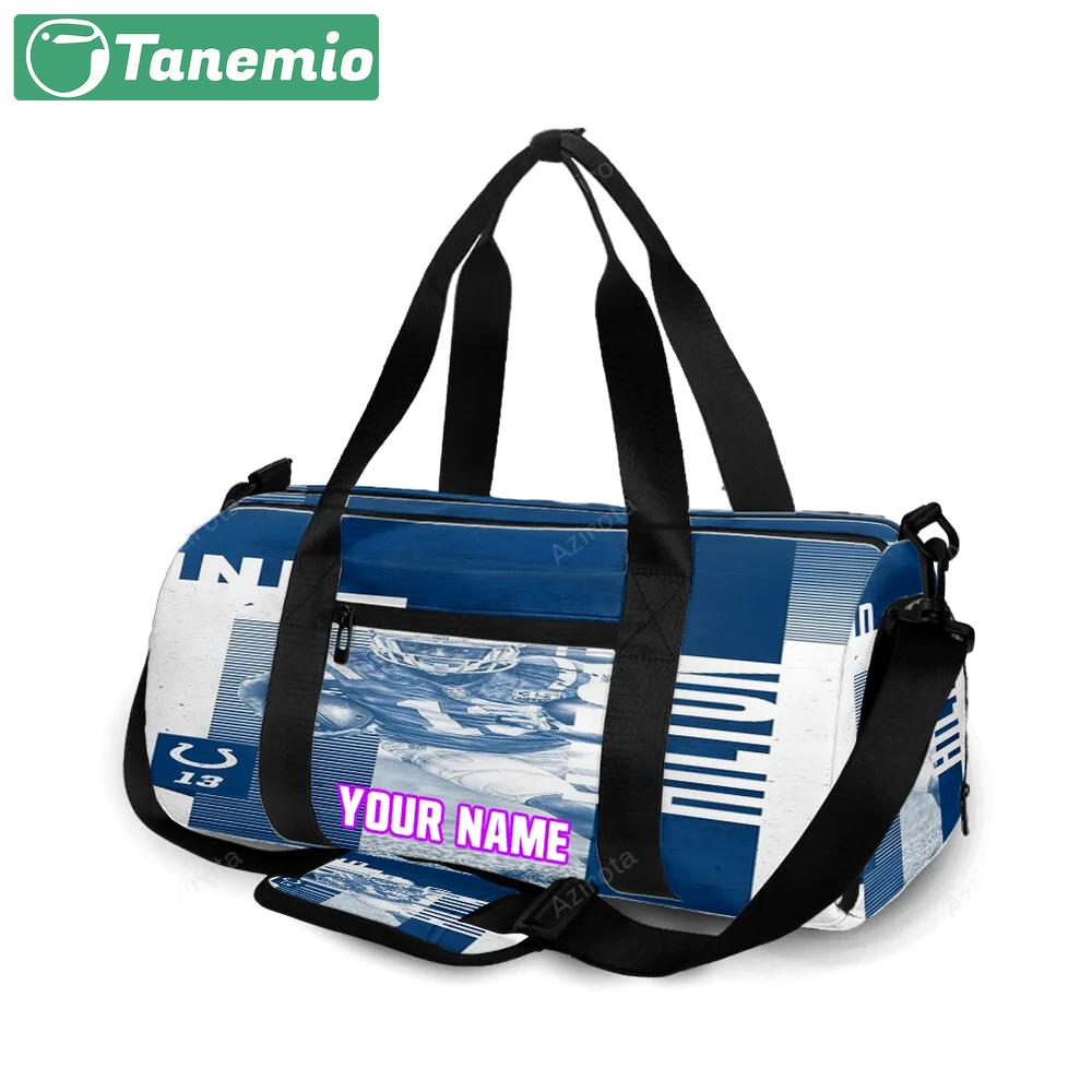 Indianapolis colts ty hilton4 personalized name travel bag gym bag 265 Travel Bag