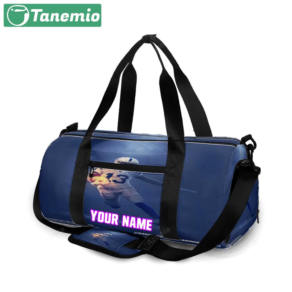 Indianapolis colts ty hilton6 personalized name travel bag gym bag 335 Travel Bag