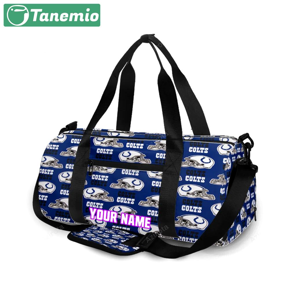 Indianapolis colts4 personalized name travel bag gym bag 1361 Travel Bag