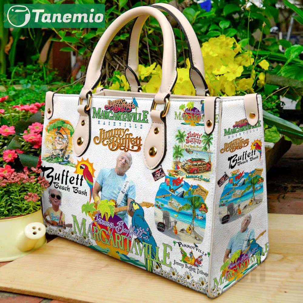 Jimmy buffett beach leather bag for women gift 1259 Women Leather Hand Bag