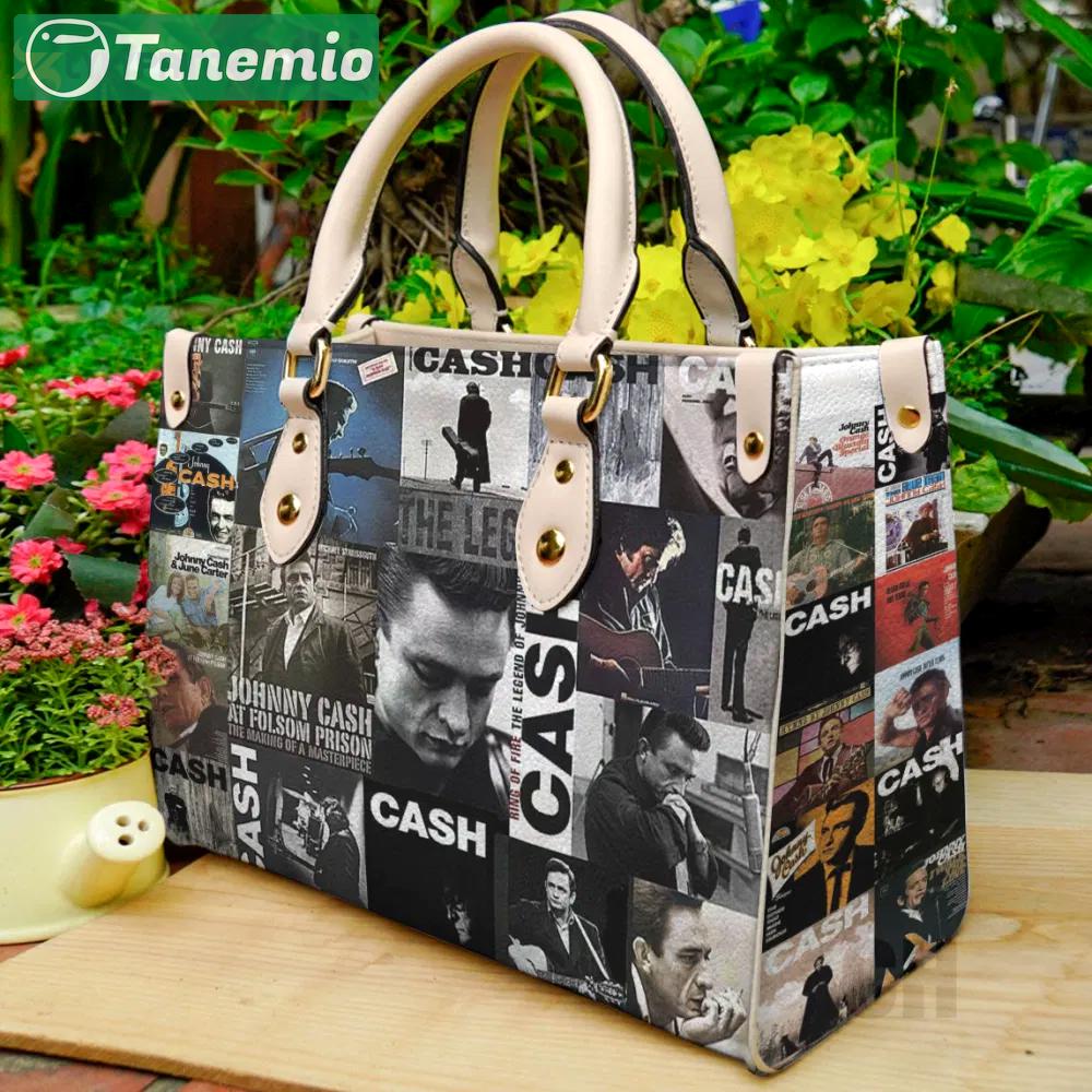 Johnny cash  leather bag for women gift 1513 Women Leather Hand Bag