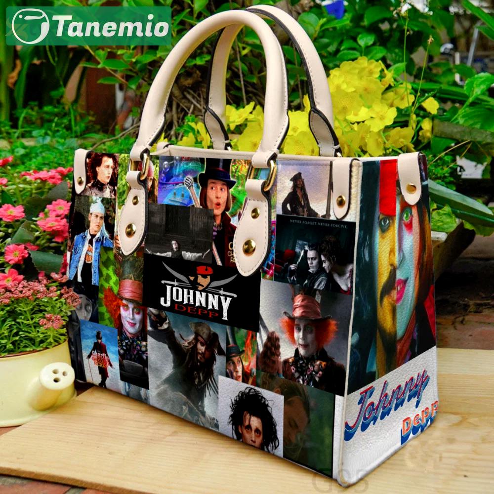 Johnny depp 1 leather bag for women gift 884 Women Leather Hand Bag