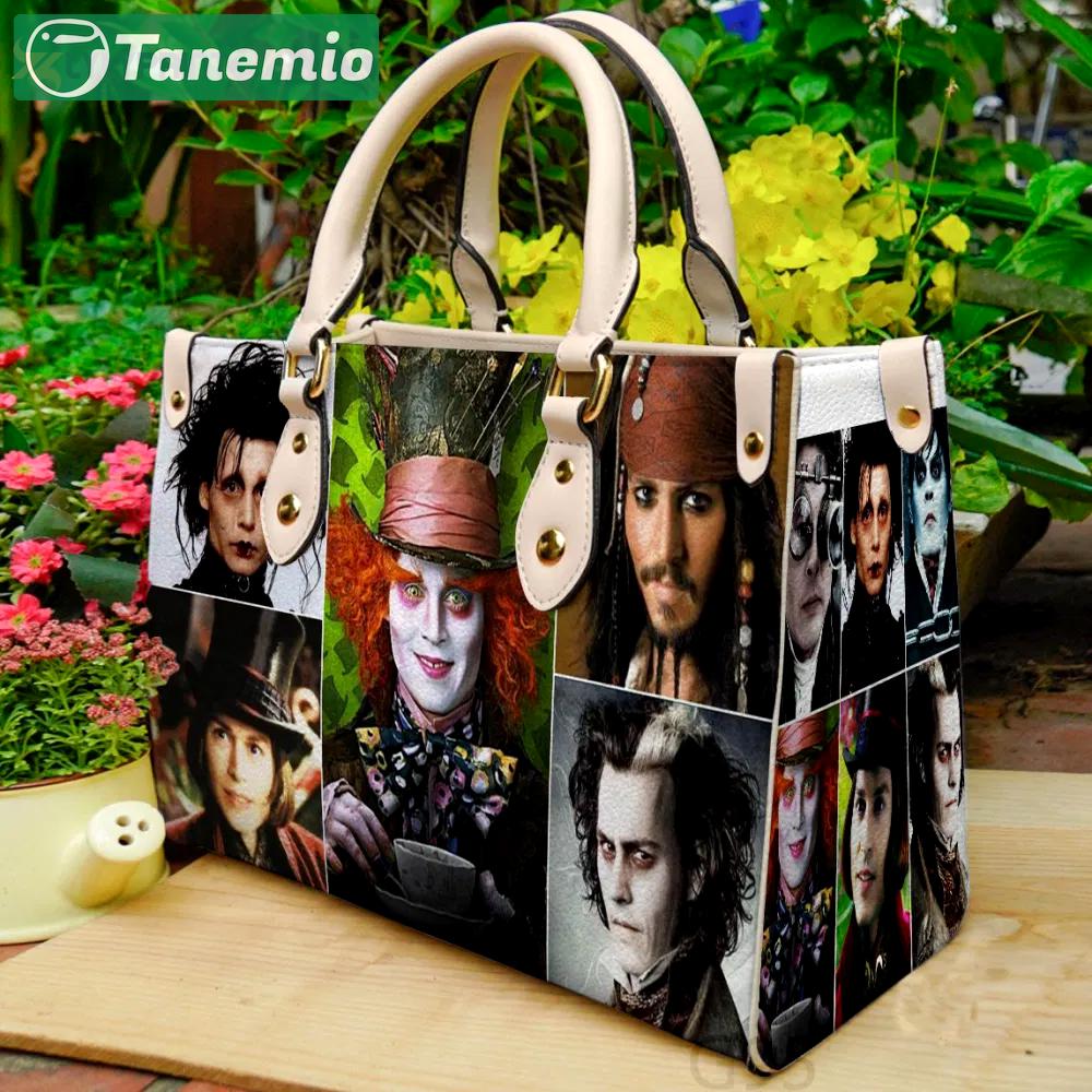 Johnny depp leather bag for women gift 3966 Women Leather Hand Bag