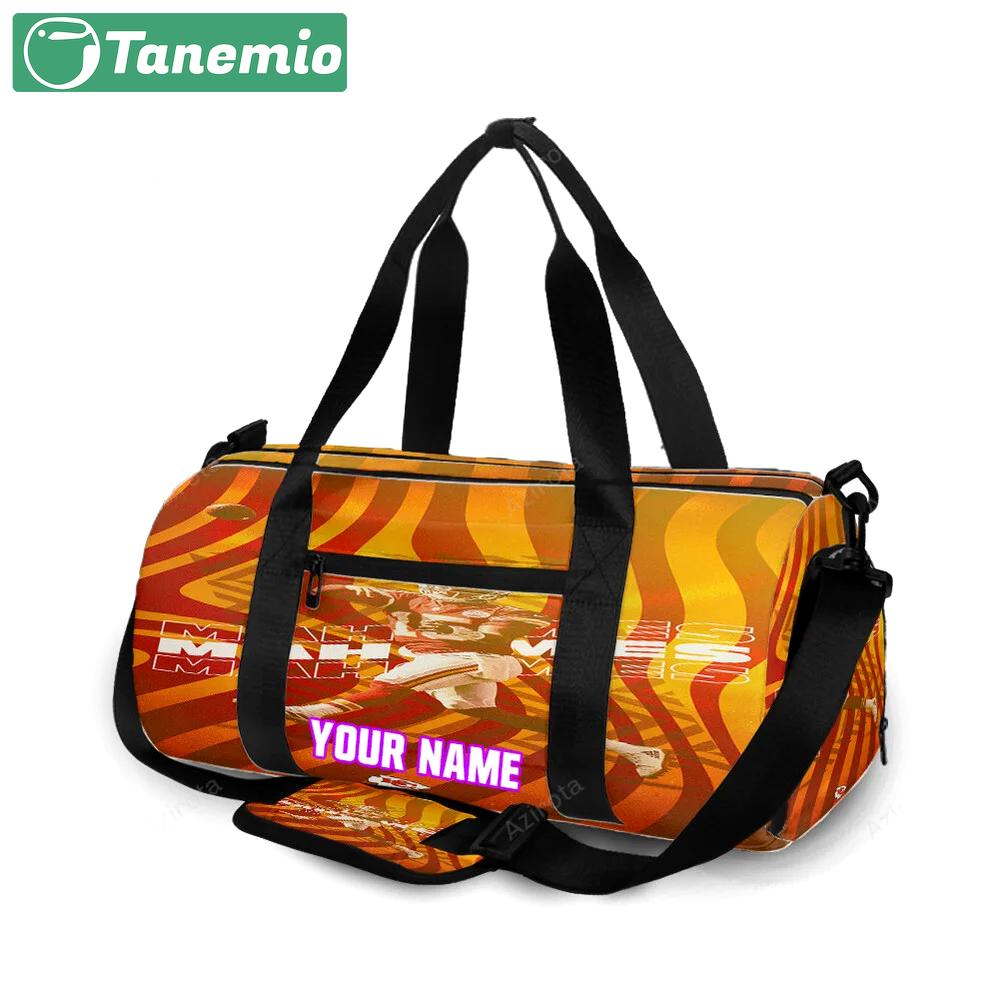 Kansas city chiefs patrick mahomes 15 v3 personalized name travel bag gym bag 1996 Travel Bag