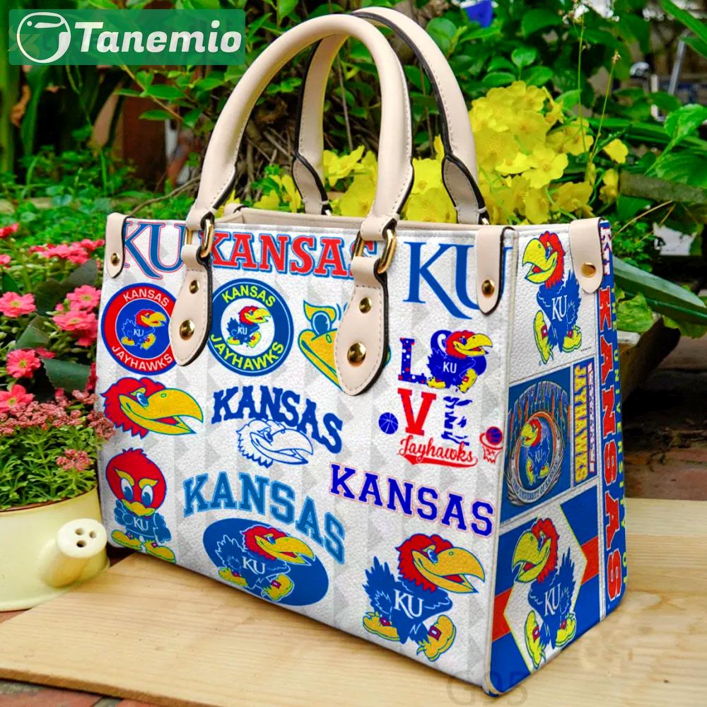 Kansas jayhawks 1 leather bag g95 1218 Women Leather Hand Bag