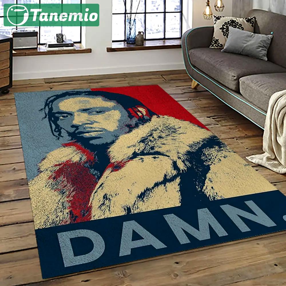 Kendrick lamar rapper hiphop music retangle carpet area rug home decor best gift for fan and friends kl3 Rectangle Rug