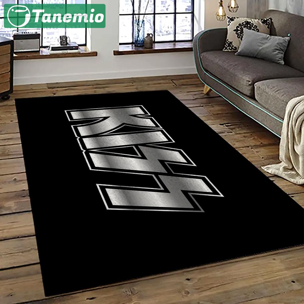 Kiss rock band music retangle carpet area rug home decor best gift for fan and friends as54 Rectangle Rug