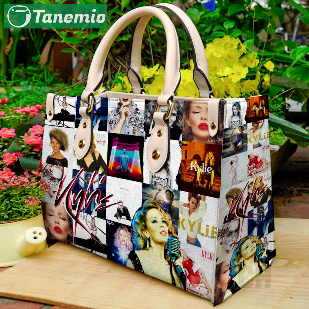 Kylie minogue leather handbag for women gift 2577 Women Leather Hand Bag