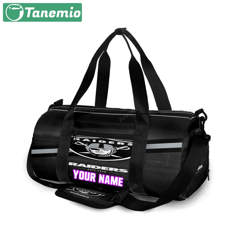 Las vegas raiders est 1960 personalized name travel bag gym bag 46 Travel Bag