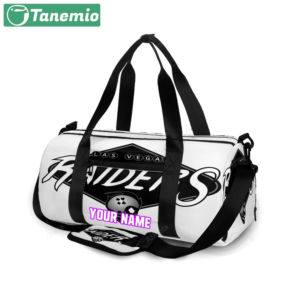 Las vegas raiders logo art1 personalized name travel bag gym bag 1937 Travel Bag