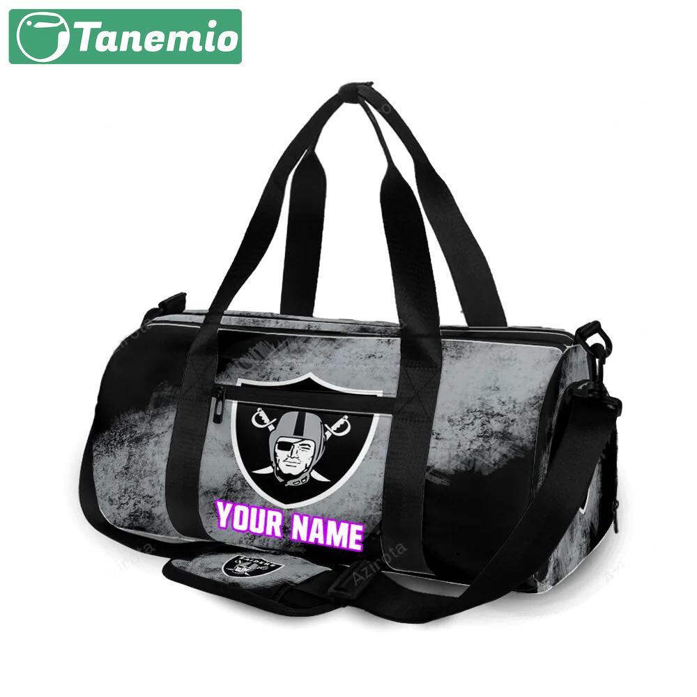 Las vegas raiders logo art26 personalized name travel bag gym bag 1963 Travel Bag