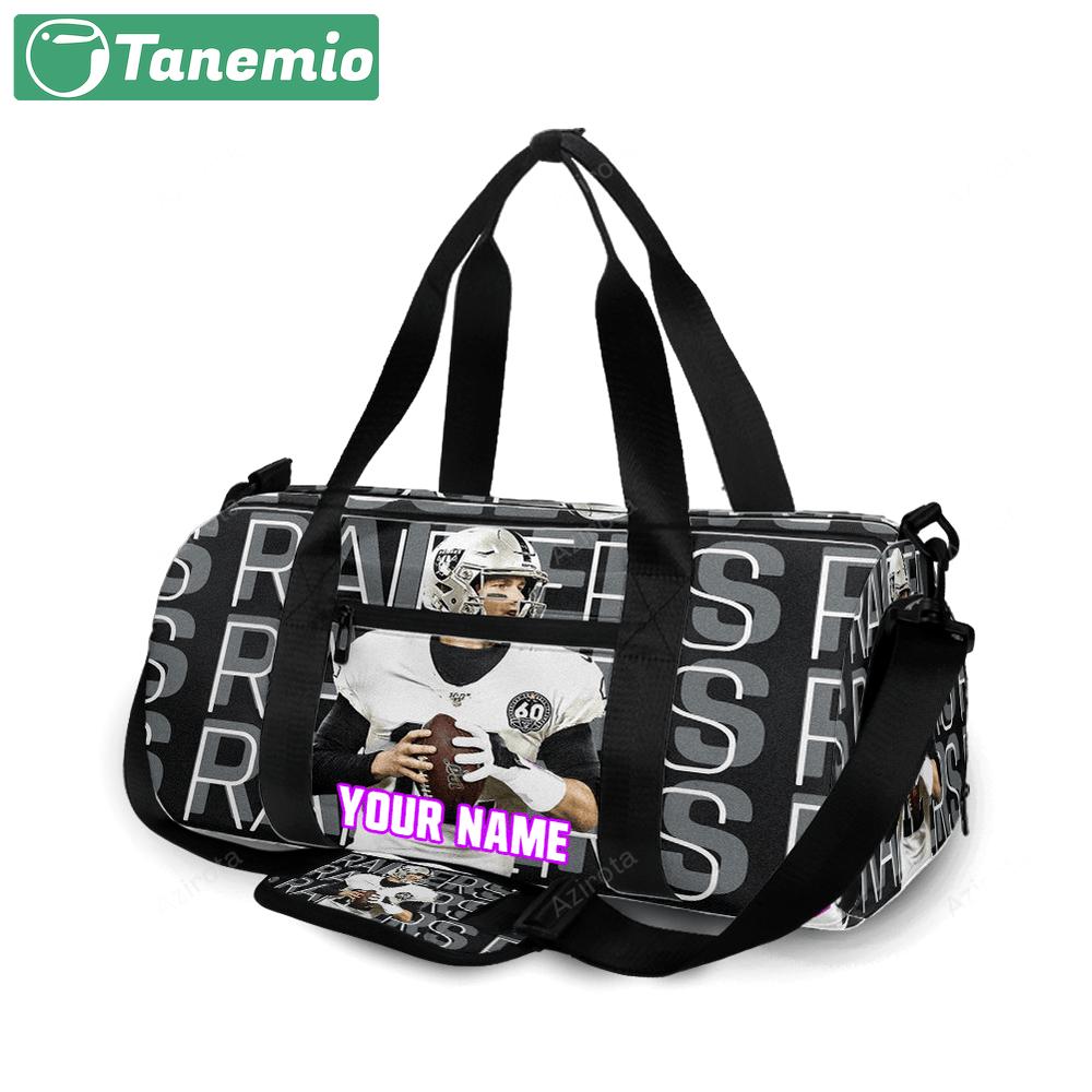 Las vegas raiders player 12 personalized name travel bag gym bag 931 Travel Bag
