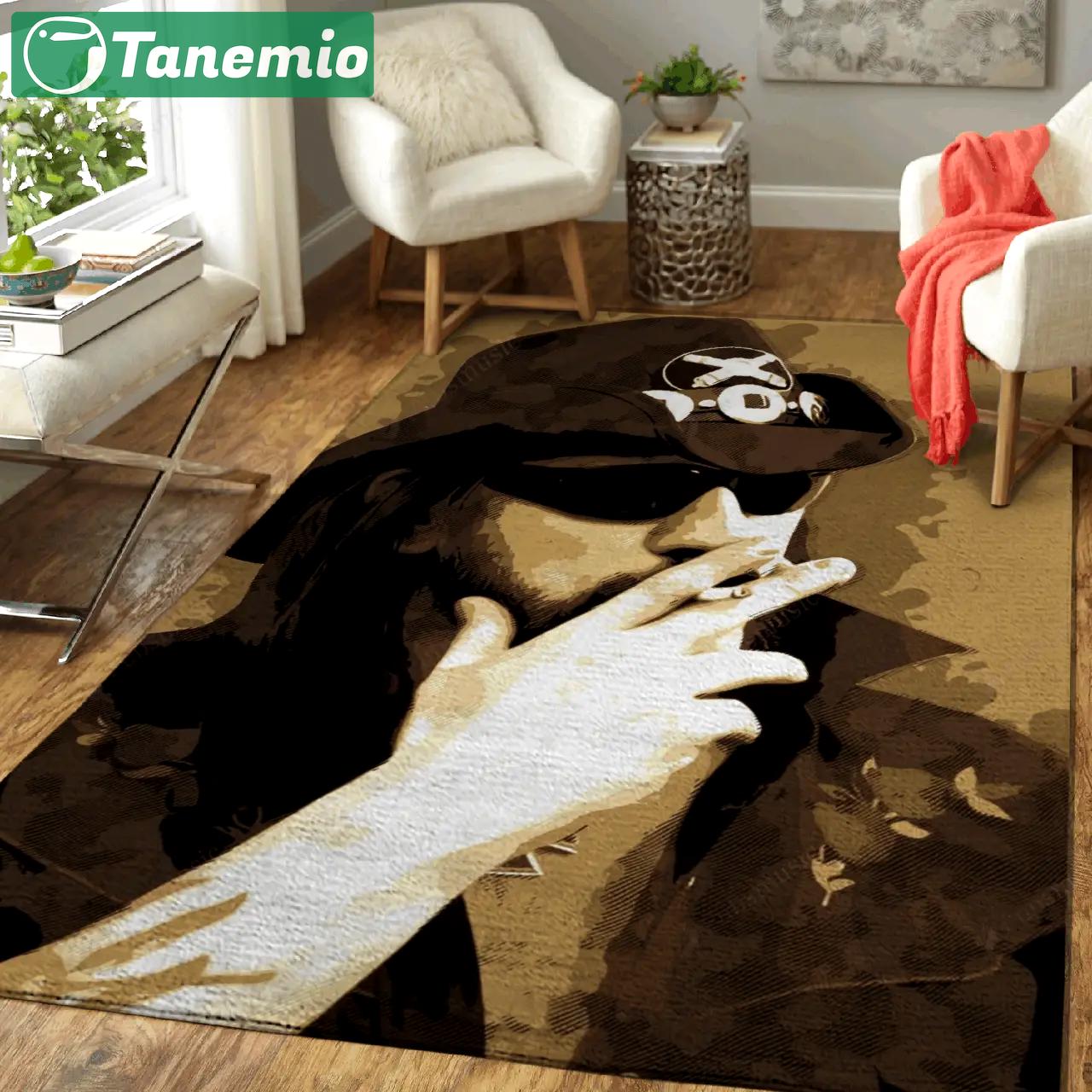 Lemmy motorhead music art for fans area rug living room carpet rug regtangle carpet floor decor home decor Rectangle Rug
