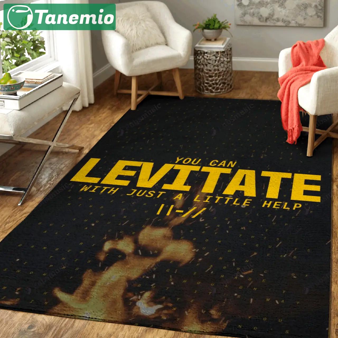 Levitate music art for fans area rug living room carpet rug regtangle carpet floor decor home decor Rectangle Rug