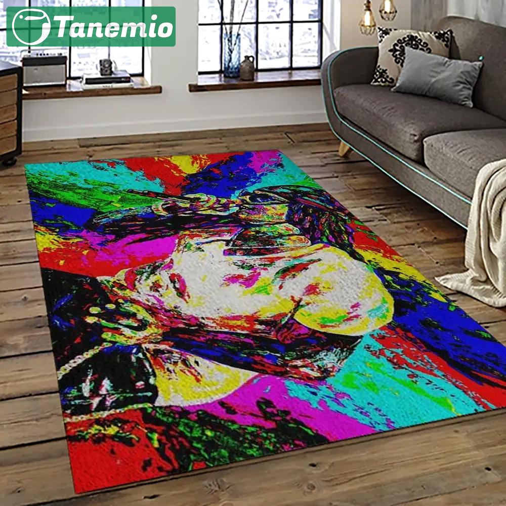 Lil wayne rapper hiphop music rap carpet area rug home decor gift for fans gift for friends lil5 Rectangle Rug