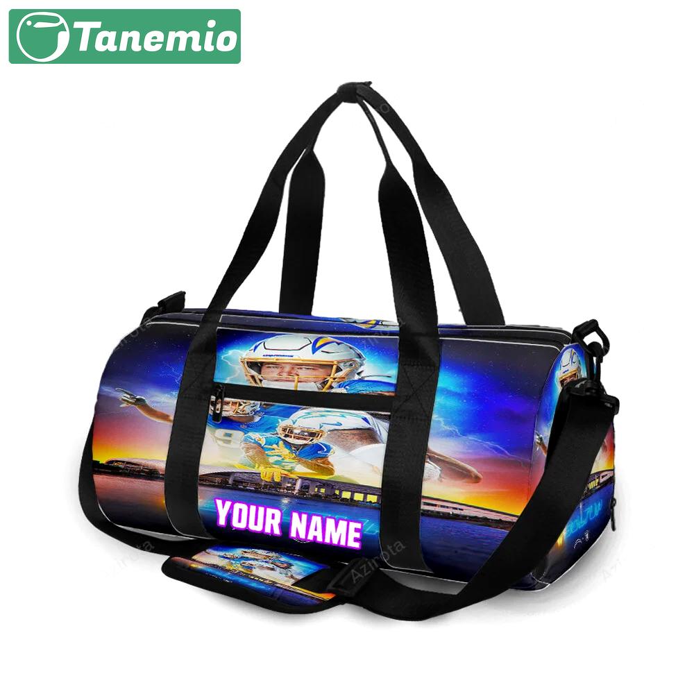 Los angeles chargers this is the way v5 personalized name travel bag gym bag 1554 Travel Bag