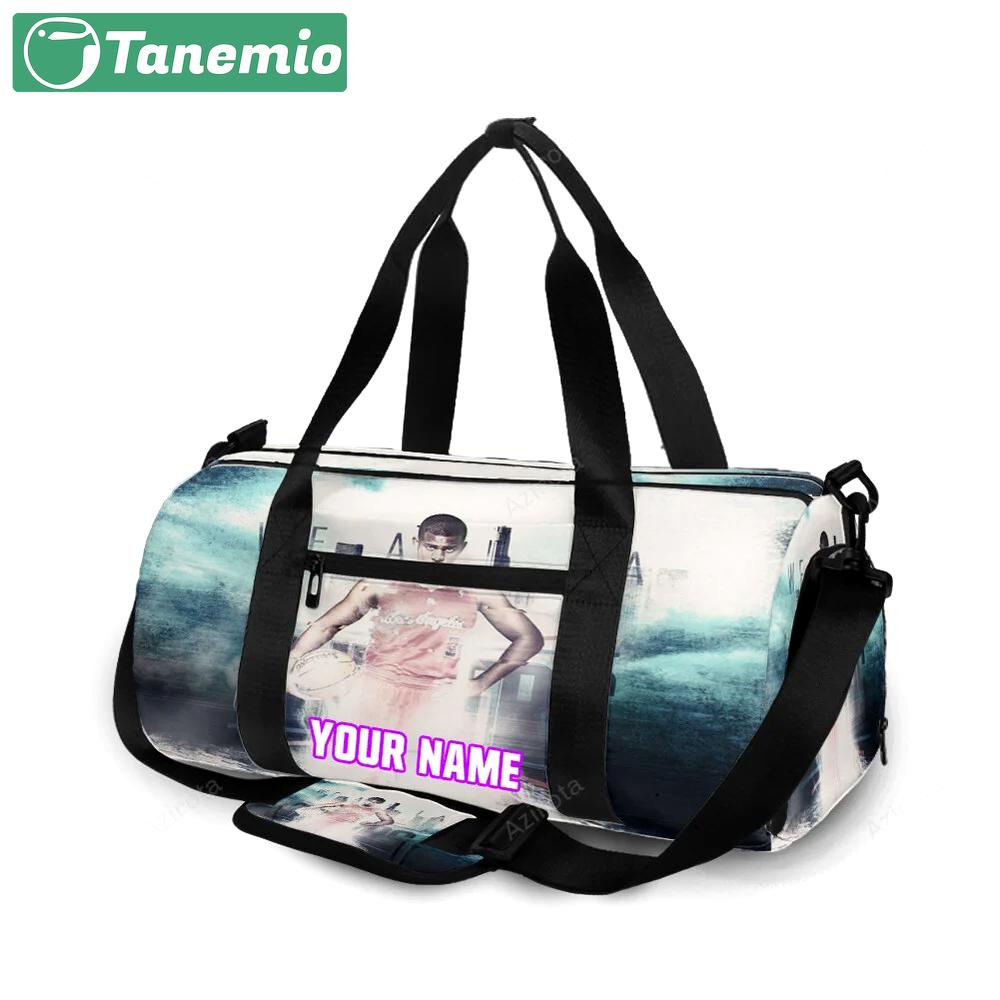 Los angeles clippers player personalized name travel bag gym bag 209 Travel Bag