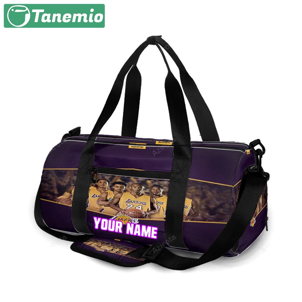 Los angeles lakers players v13 personalized name travel bag gym bag 1944 Travel Bag