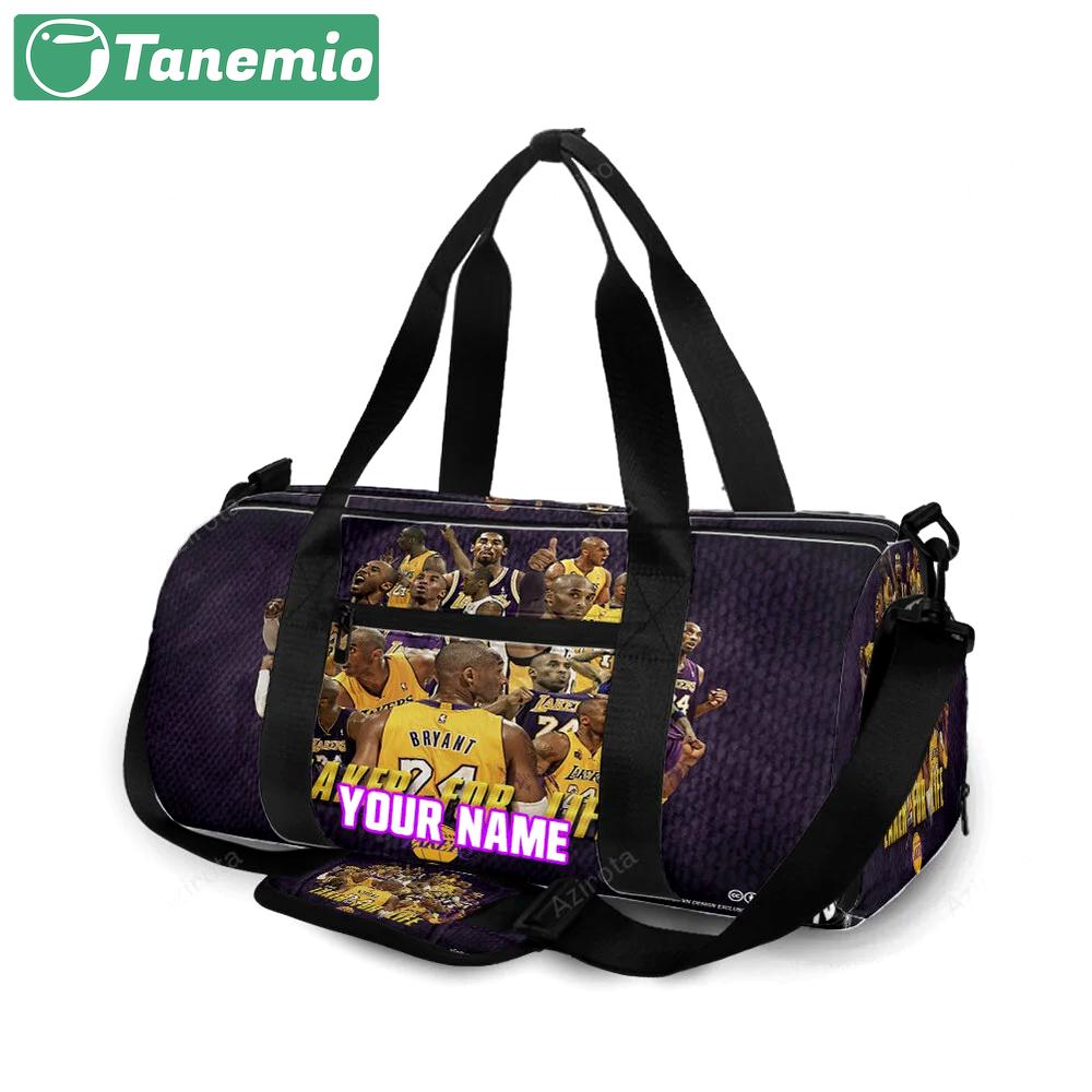 Los angeles lakers players v16 personalized name travel bag gym bag 735 Travel Bag