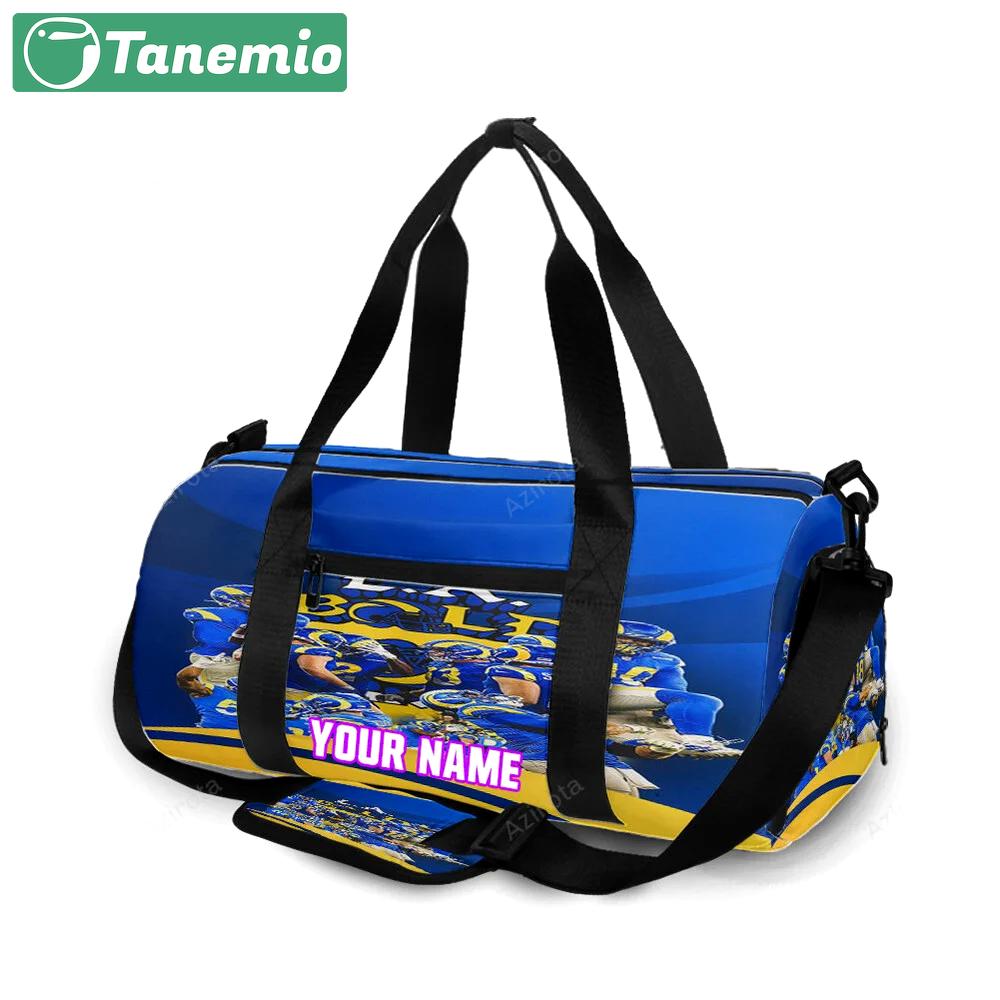 Los angeles rams all players13 personalized name travel bag gym bag 740 Travel Bag