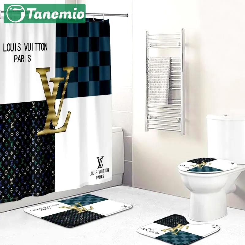 Louis vuitton bathroom set home decor hypebeast bath mat luxury fashion brand Bathroom Set