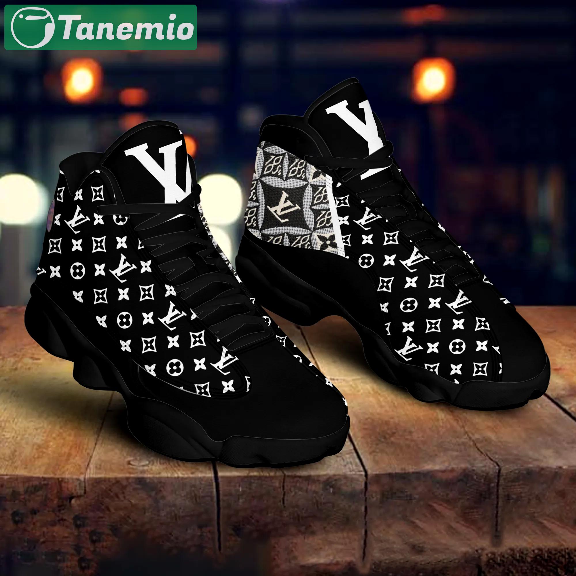 Louis vuitton black whites best louis vuitton best luxury Air Jordan 13 Shoes For Fans Sneakers Full Size Gifts For Men Women