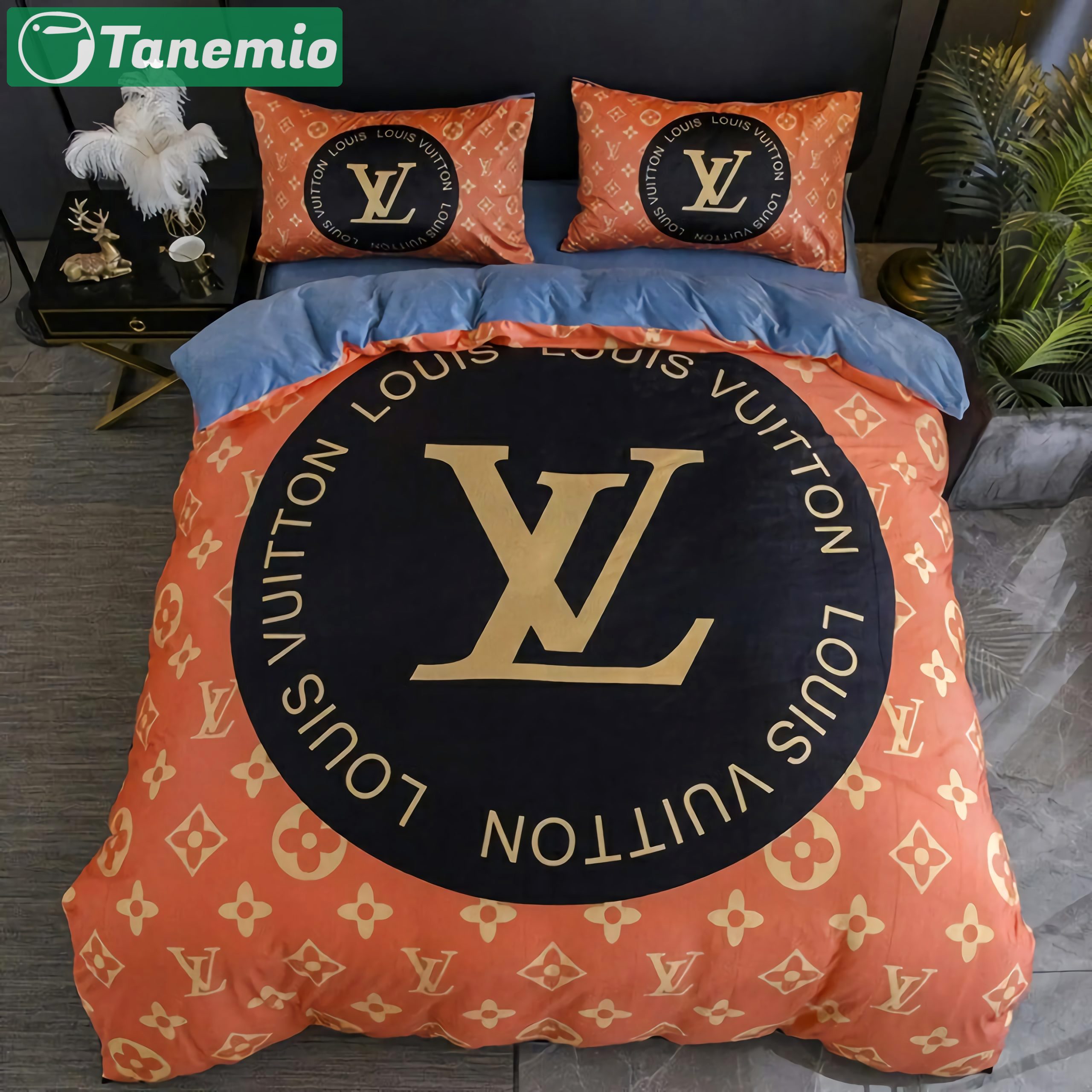 Louis vuitton logo type 1651 Bedding Sets home decor luxury ideas hyperbeast Bedroom covers bedspread duvet bed linen premium fashion brand blankets bedclothes sheets