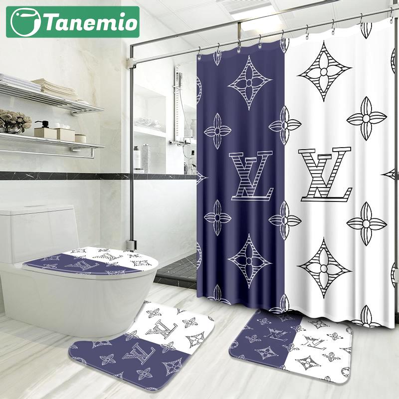 Louis vuitton luxury fashion brand bath mat home decor bathroom sets hypebeast Bathroom Set
