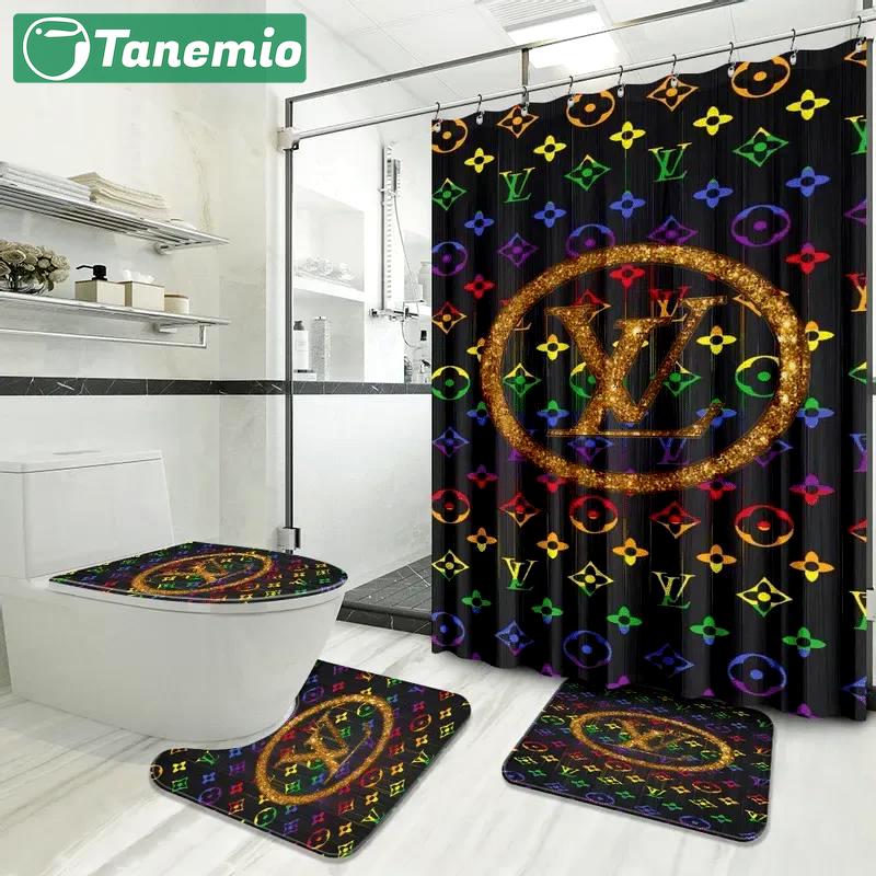 Louis vuitton luxury fashion brand hypebeast bath mat home decor bathroom sets Bathroom Set