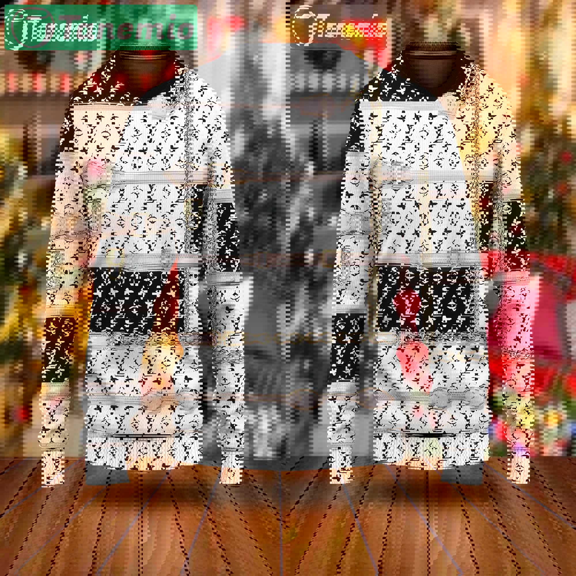 Louis vuitton luxury ugly christmas sweaterhot 2025 style 322 Christmas Ugly Sweater