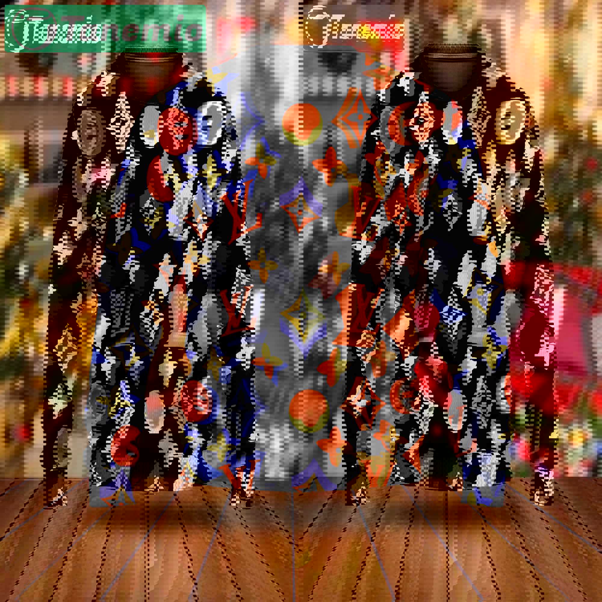 Louis vuitton luxury ugly christmas sweaterhot 2025 style 461 Christmas Ugly Sweater
