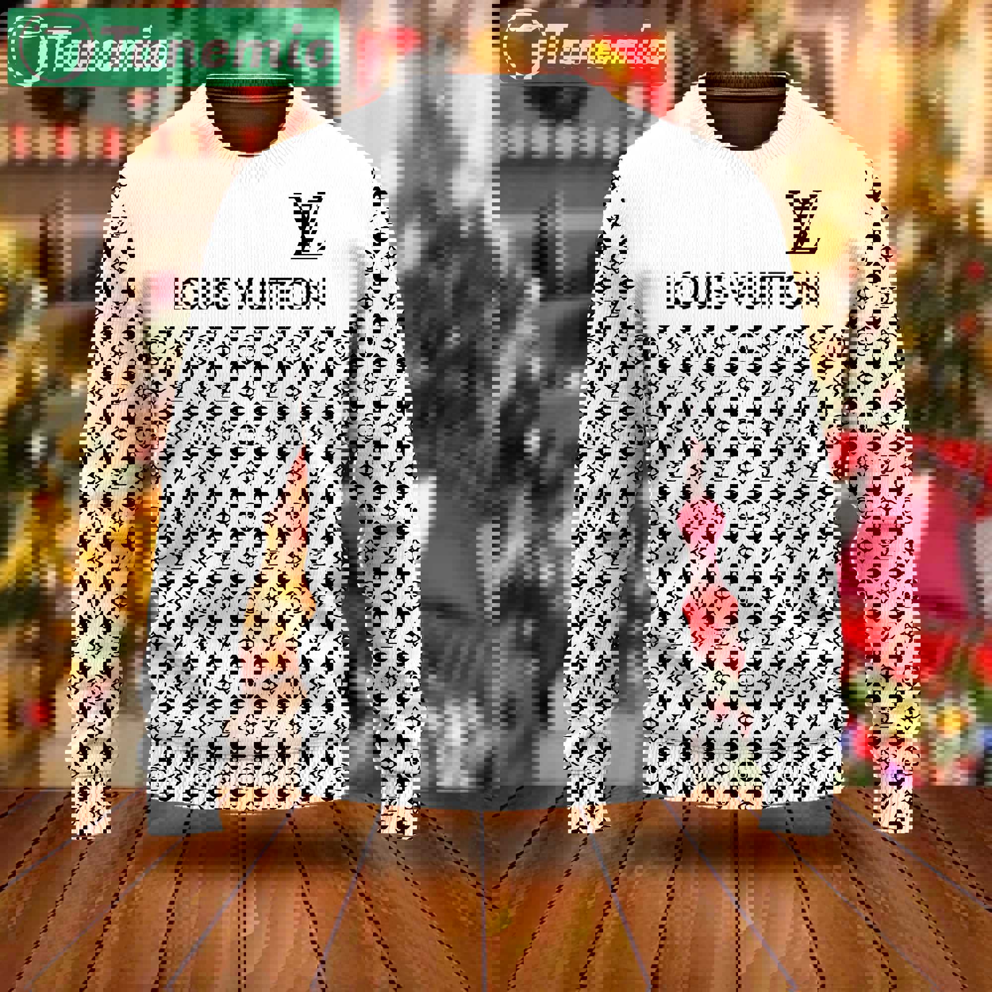 Louis vuitton luxury ugly christmas sweaterhot 2025 style 982 Christmas Ugly Sweater
