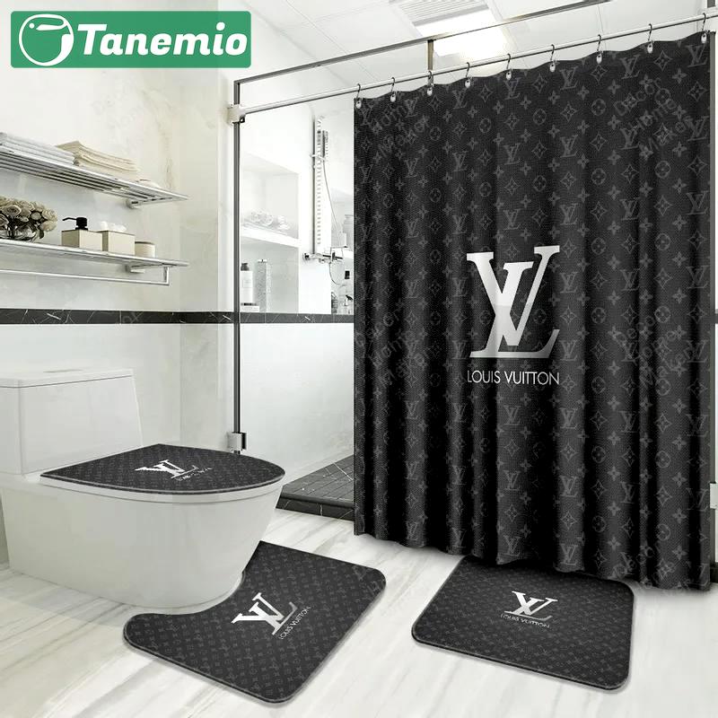 Louis vuitton lv louis vuitton hypebeast bath mat home decor luxury fashion brand bathroom sets Bathroom Set